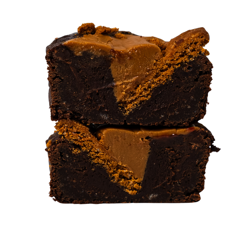 Dark Chocolate Speculoos Brownie (Vegan)