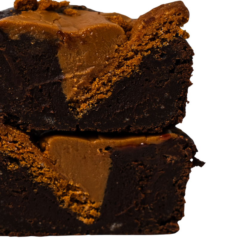 Dark Chocolate Speculoos Brownie (Vegan)